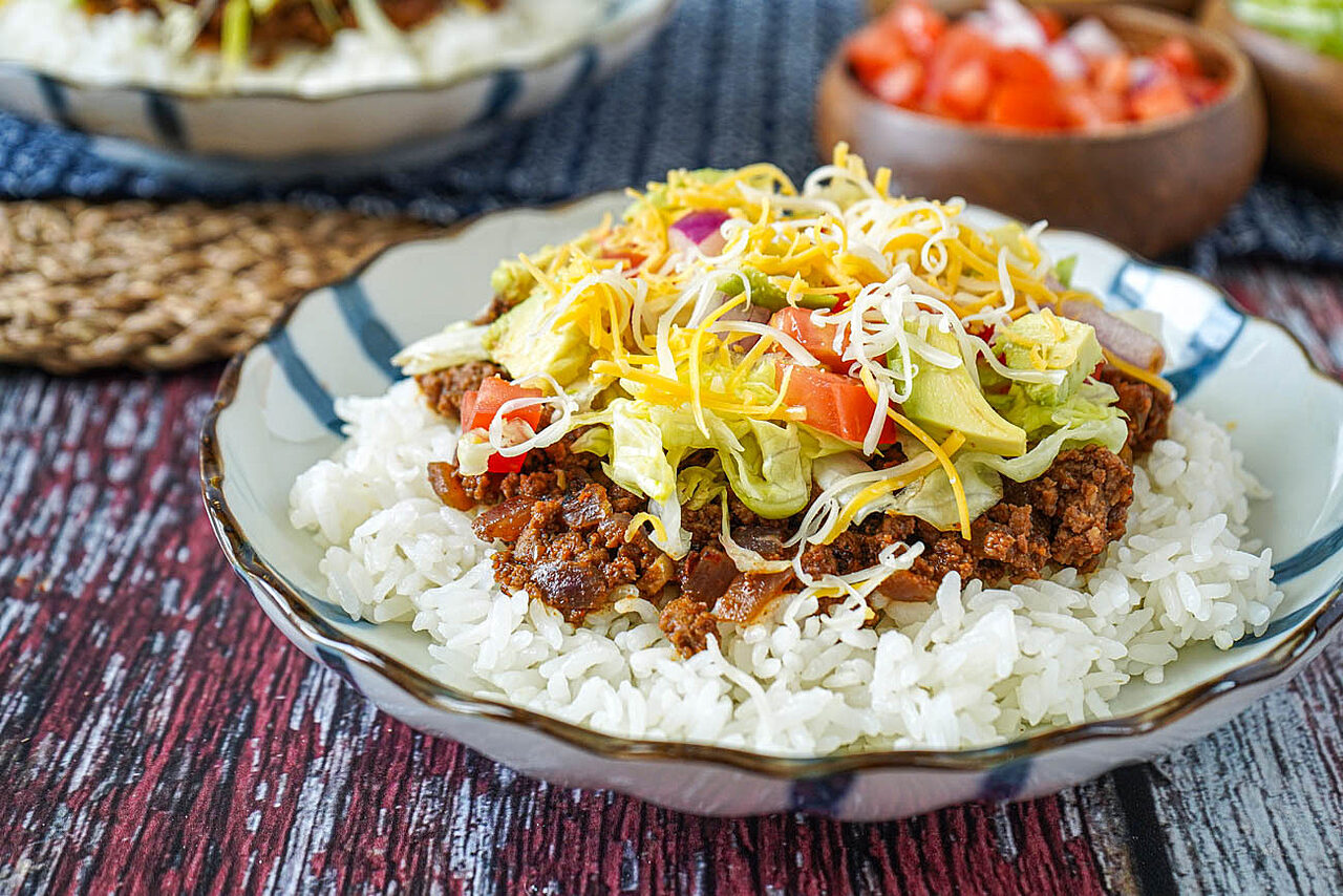 Takoraisu Okinawan Taco Rice 3 of 5