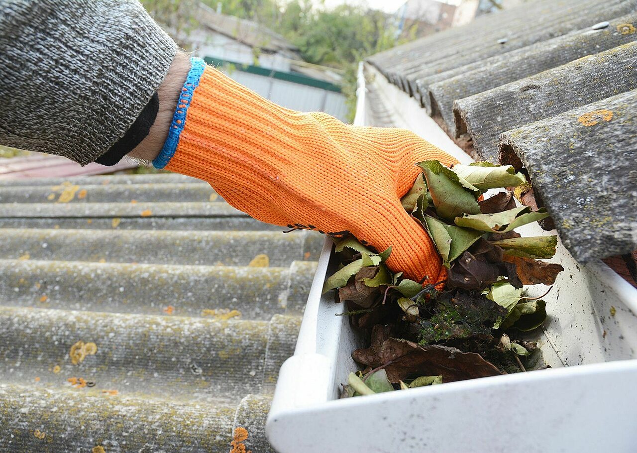 Cleaning Gutter