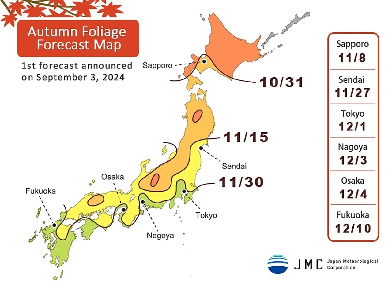 Autumn Foliage Forecast 2025 01