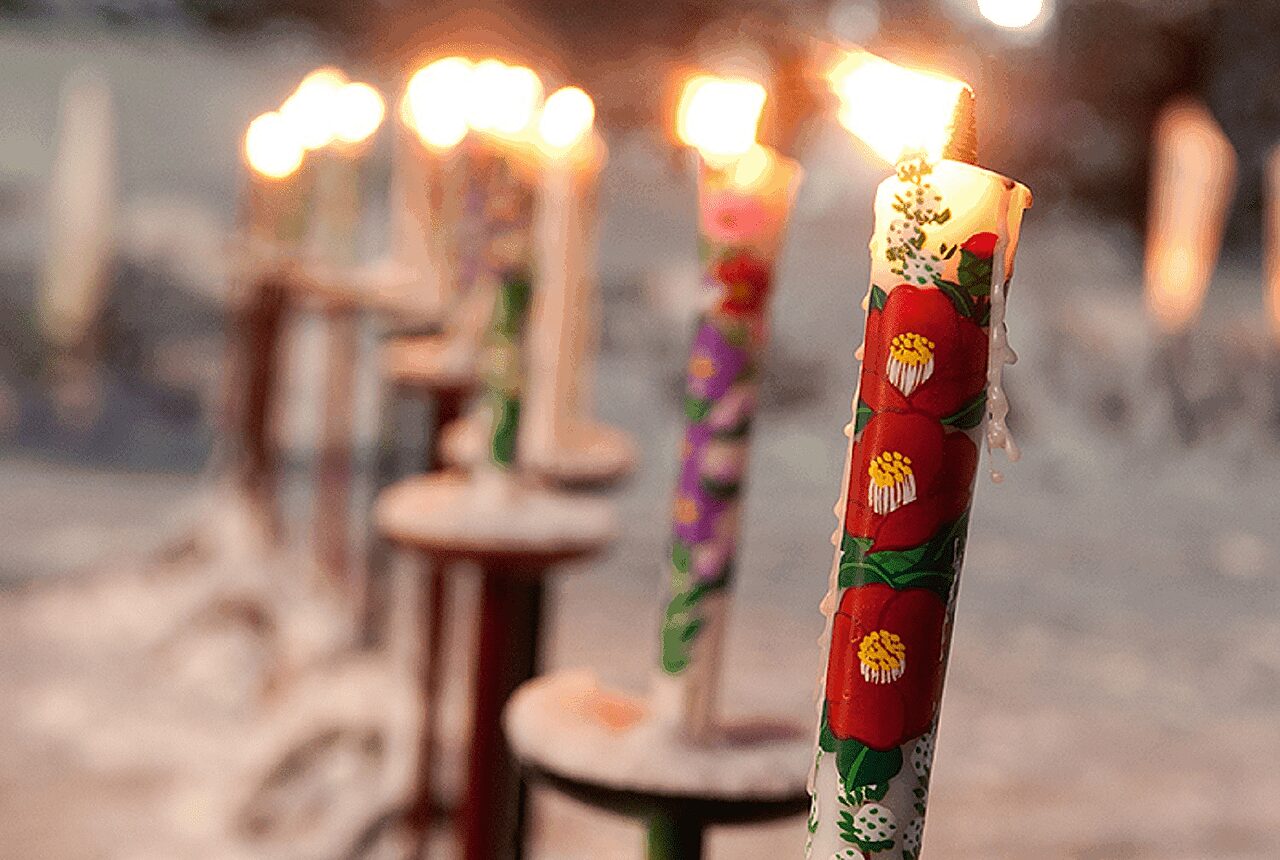 Aizu Painted Candle Festival