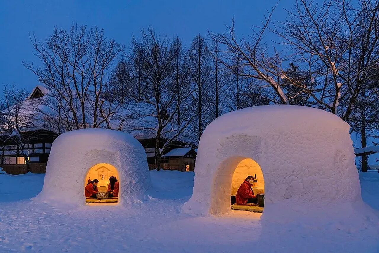 Yokote Kamakura Snow Festival