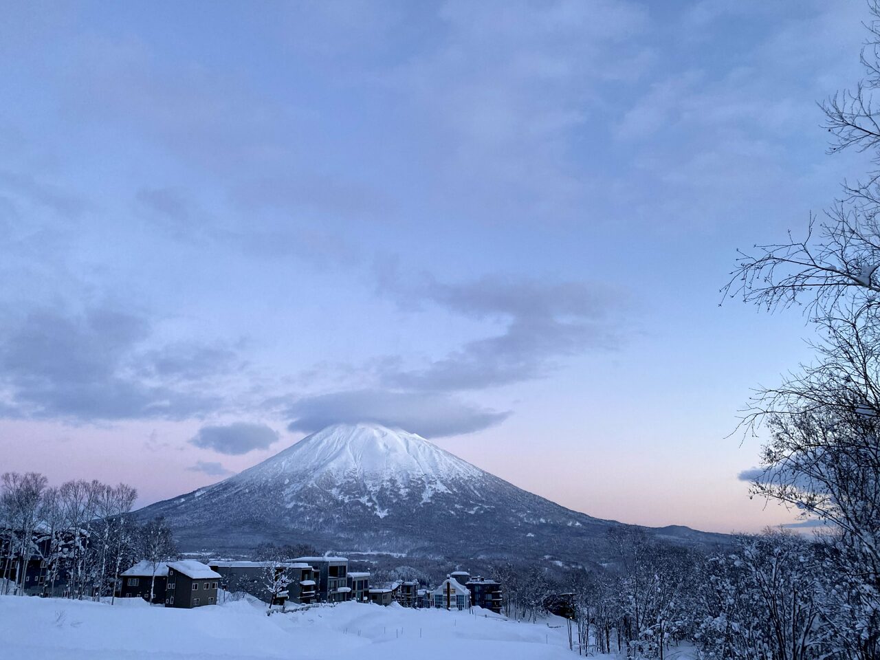 Hirafu sunset