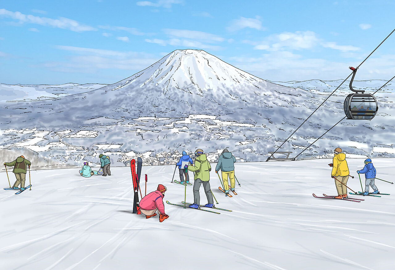 Niseko grand hirafu new gondola