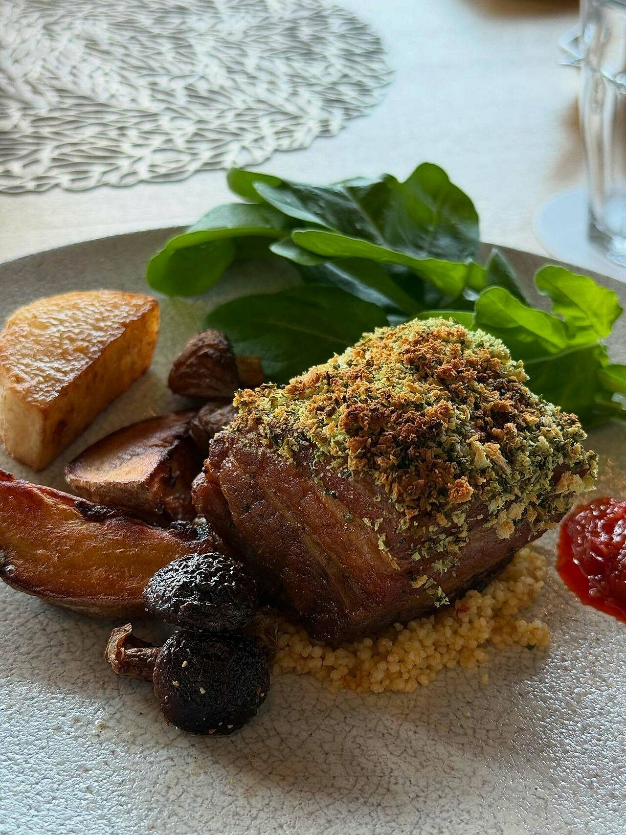 Pork belly confit le mantaro
