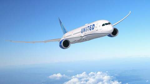 Boeing and United Airlines 787s