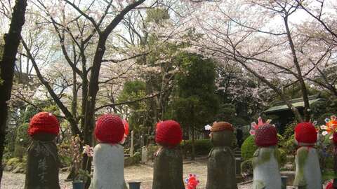 Cherry Blossom Statues