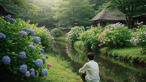 Japanese Summer Flowers