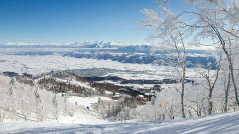 Furano scenic run resort view