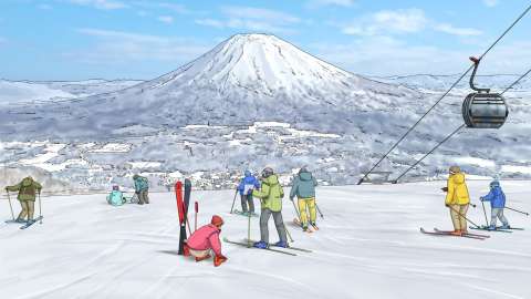 Niseko grand hirafu new gondola