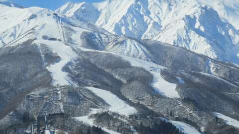 白馬八方尾根 全景