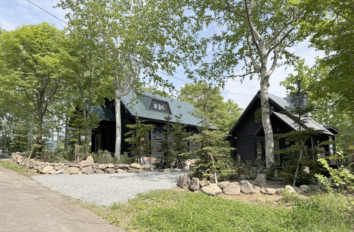 Log Cabins with Private Onsen