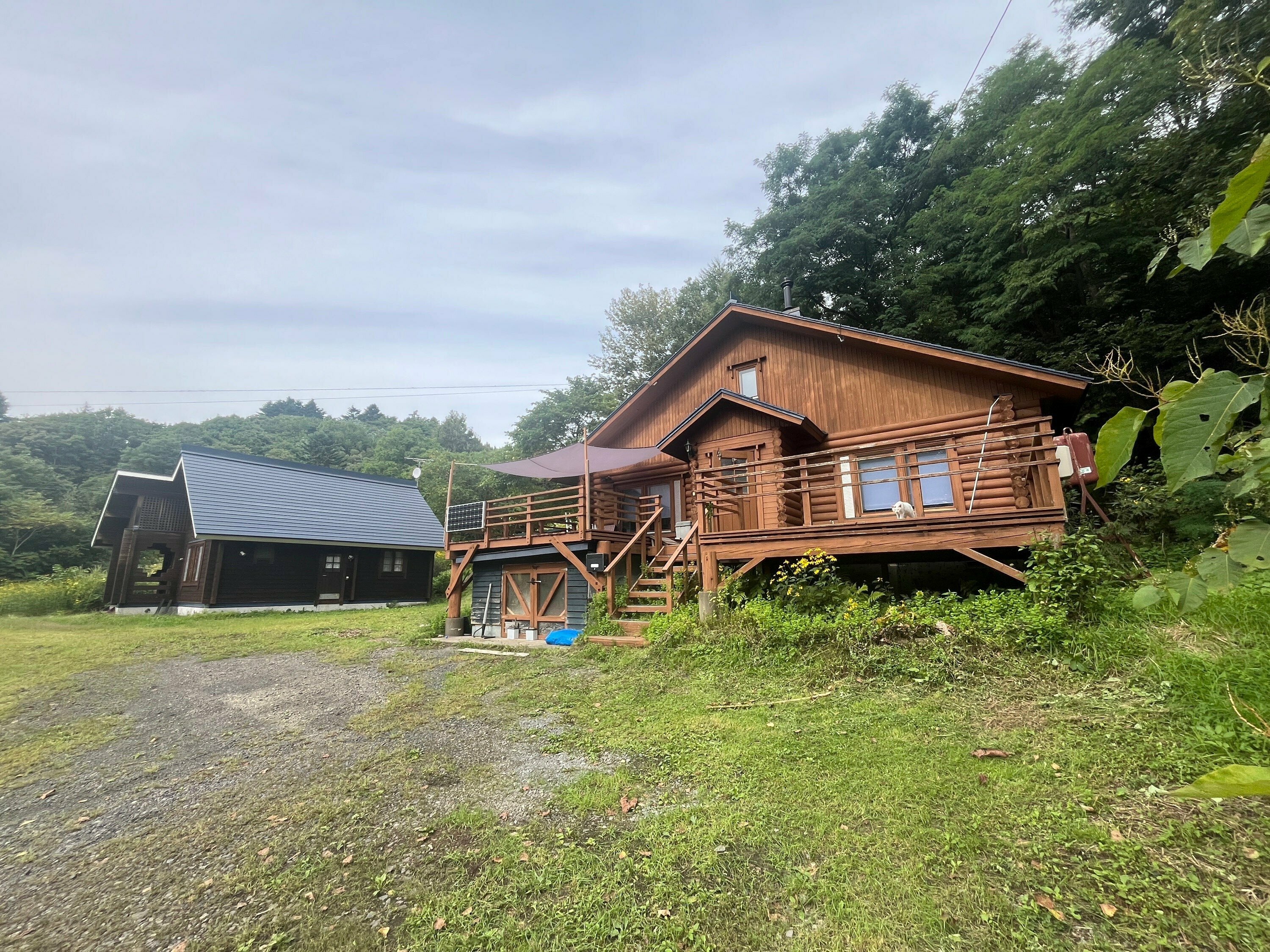 Spacious Dual-Building Property with Forest Privacy near Hirafu Station