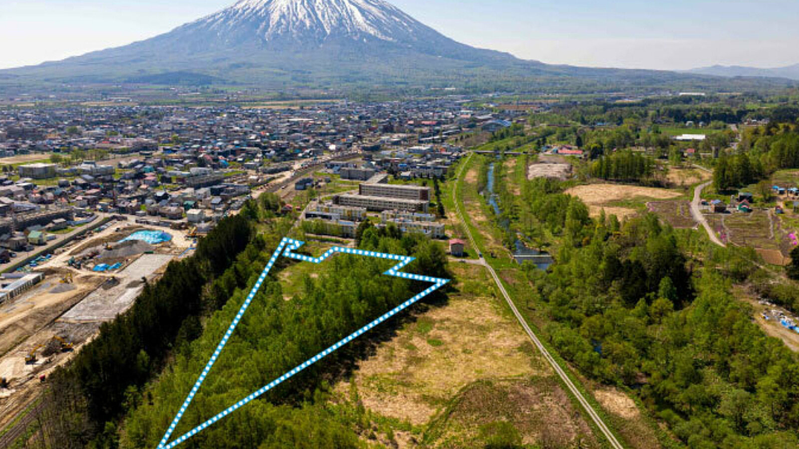 Kutchan Town 1 8 Hectare Development Site Aerial 3