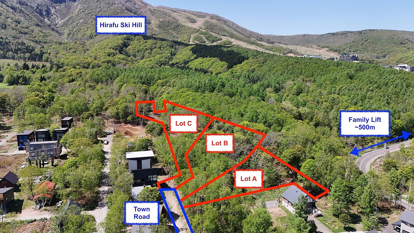 Looking to ski hill
