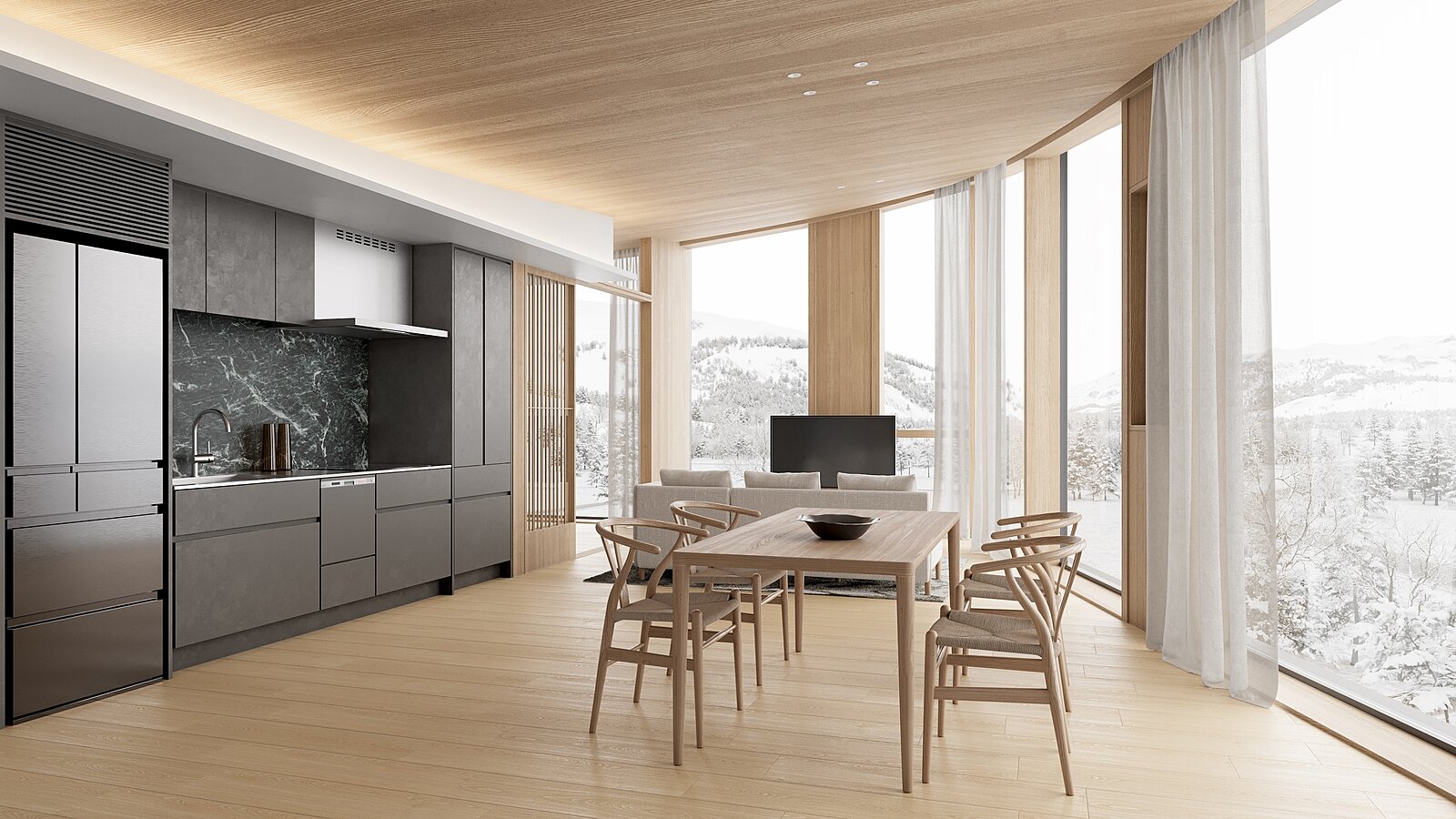 Miru Residences Hakuba 504 Livingroom Final