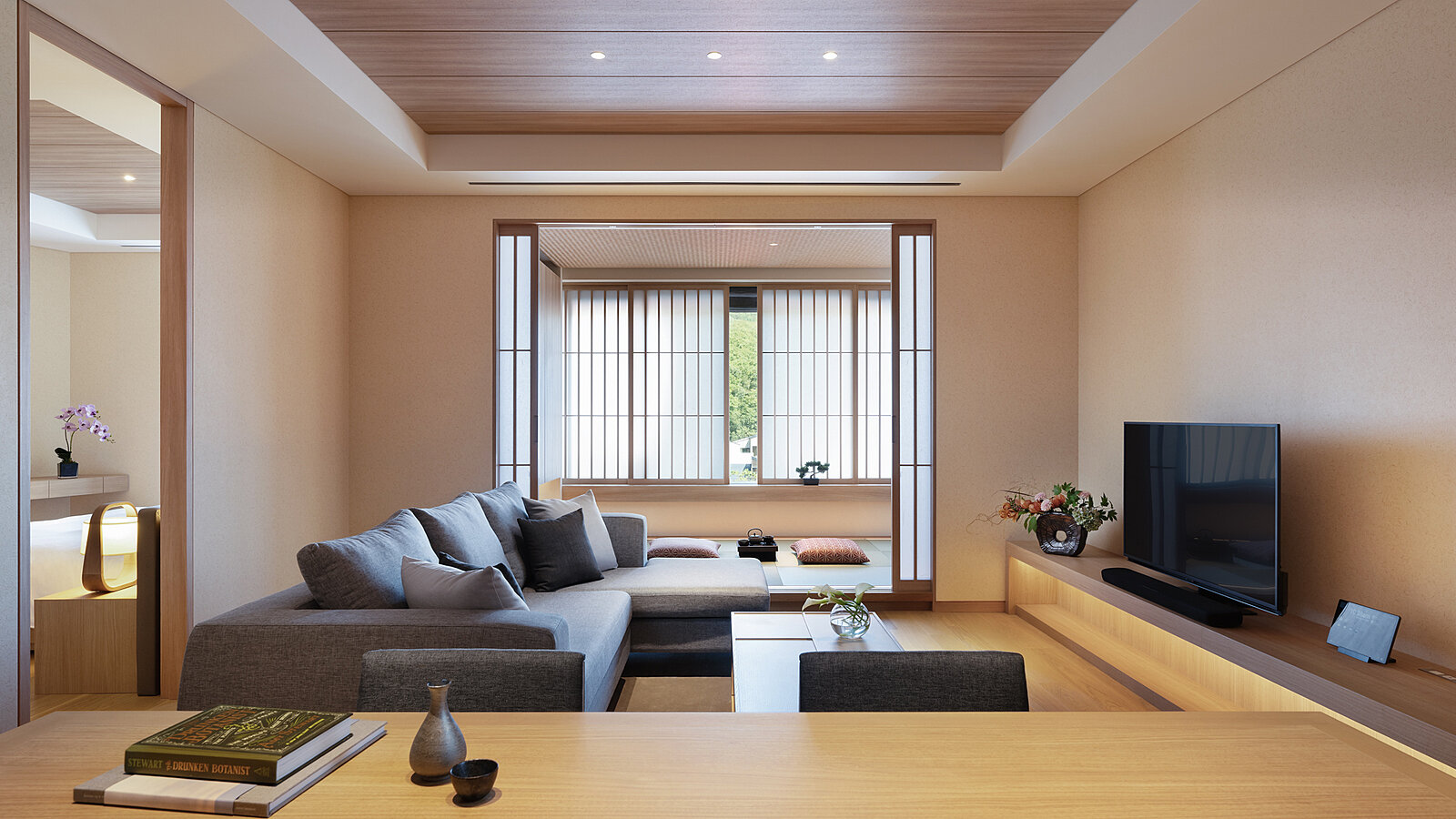 One Bedroom Living 633