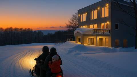 Evocative snowmobile nozawa image2