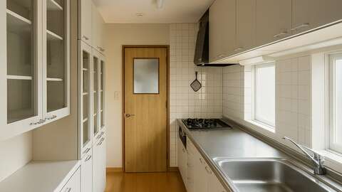 Decluttered kitchen