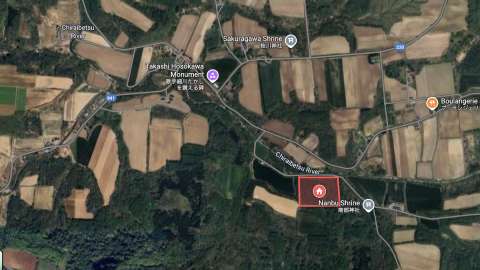 Chiraibetsu river land map 2