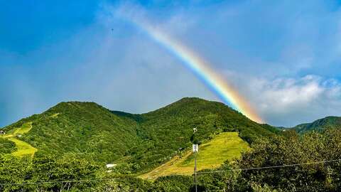 Hakuba tsugaike rainbow