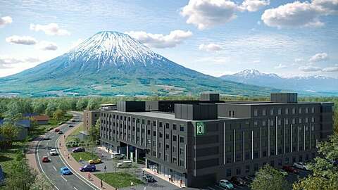 H101 Niseko Hotel Facade Mountain View Day 835x467