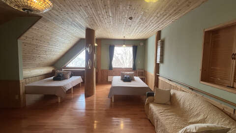 Hanazono Northhills Log House Interior 2