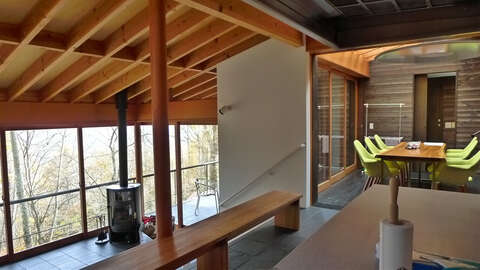 Hillside 2 BR Retreat with Forest Views in Kyu Karuizawa15
