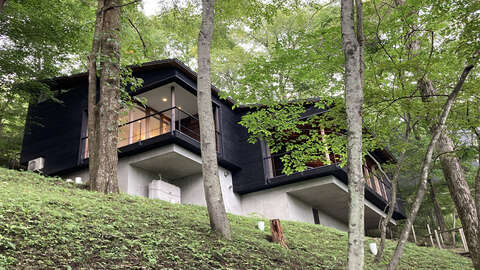 Hillside 2 BR Retreat with Forest Views in Kyu Karuizawa19