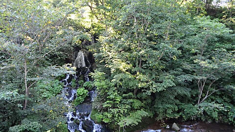 Moiwa Onsen Development Site Creek