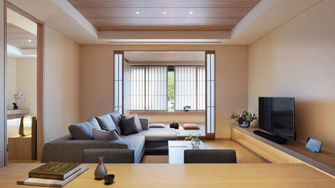 One Bedroom Living 633