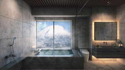 Powder Loft Niseko Interior Bathroom
