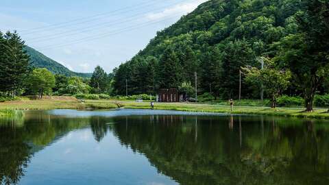 Activity fishing pond