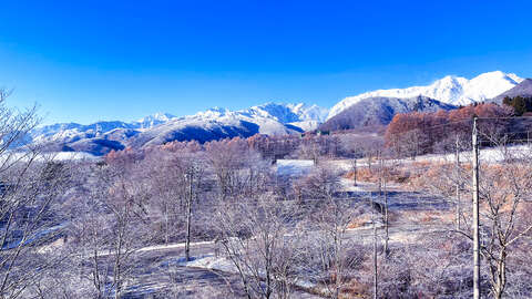 Hakuba tsugaike view snow