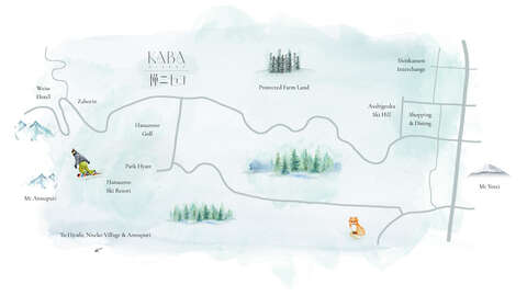 Kaba niseko location map