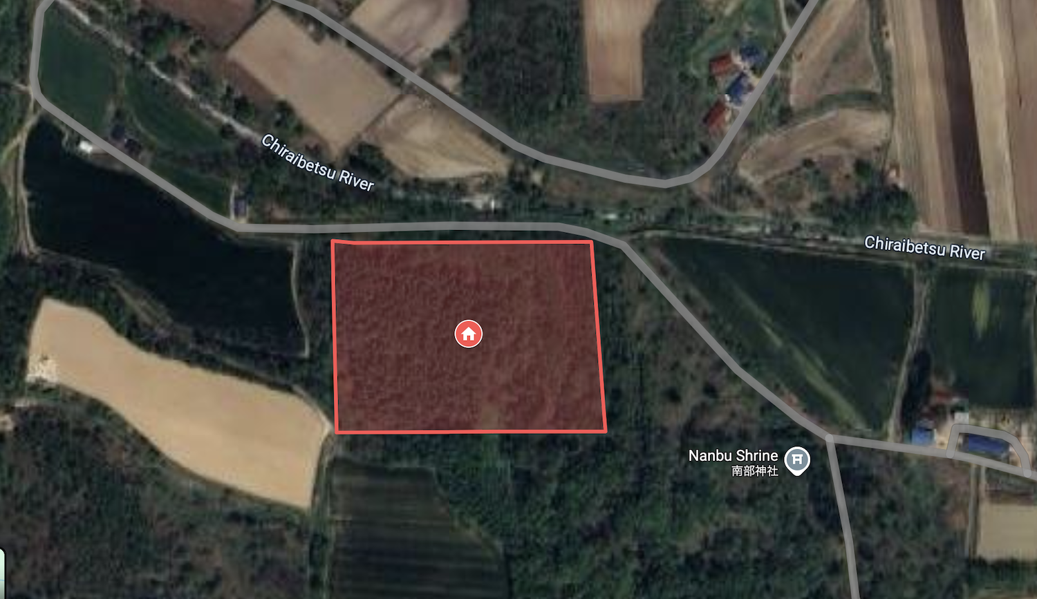 Chiraibetsu River Land next to Makkari